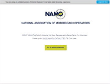 Tablet Screenshot of namocoaches.org